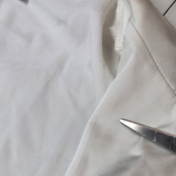 NADINE MERABI Darbie White Pajama Set Small/Medium 5475 - Picture 10 of 16